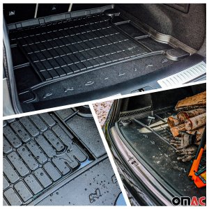 MINI COOPER III Floor-Trunk Mats - Omac - 3D Premium - Black - 2014